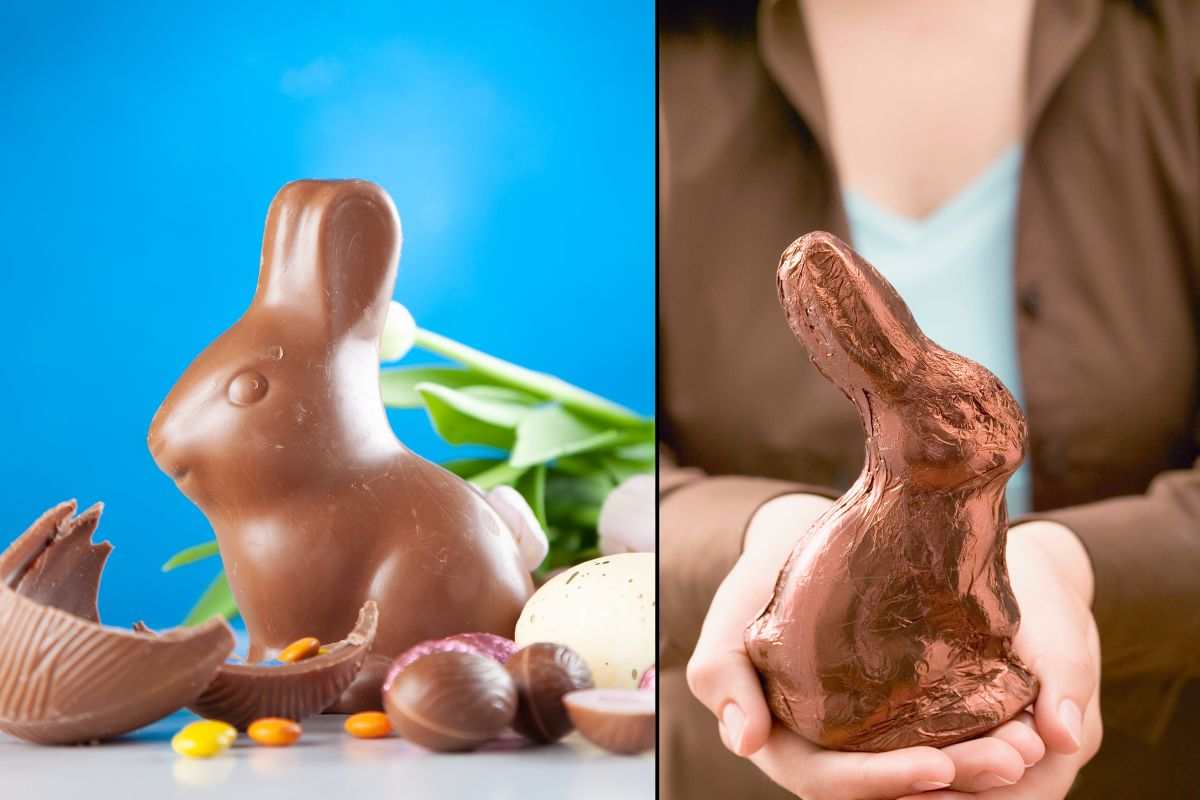 Coniglio pasquale di cioccolata