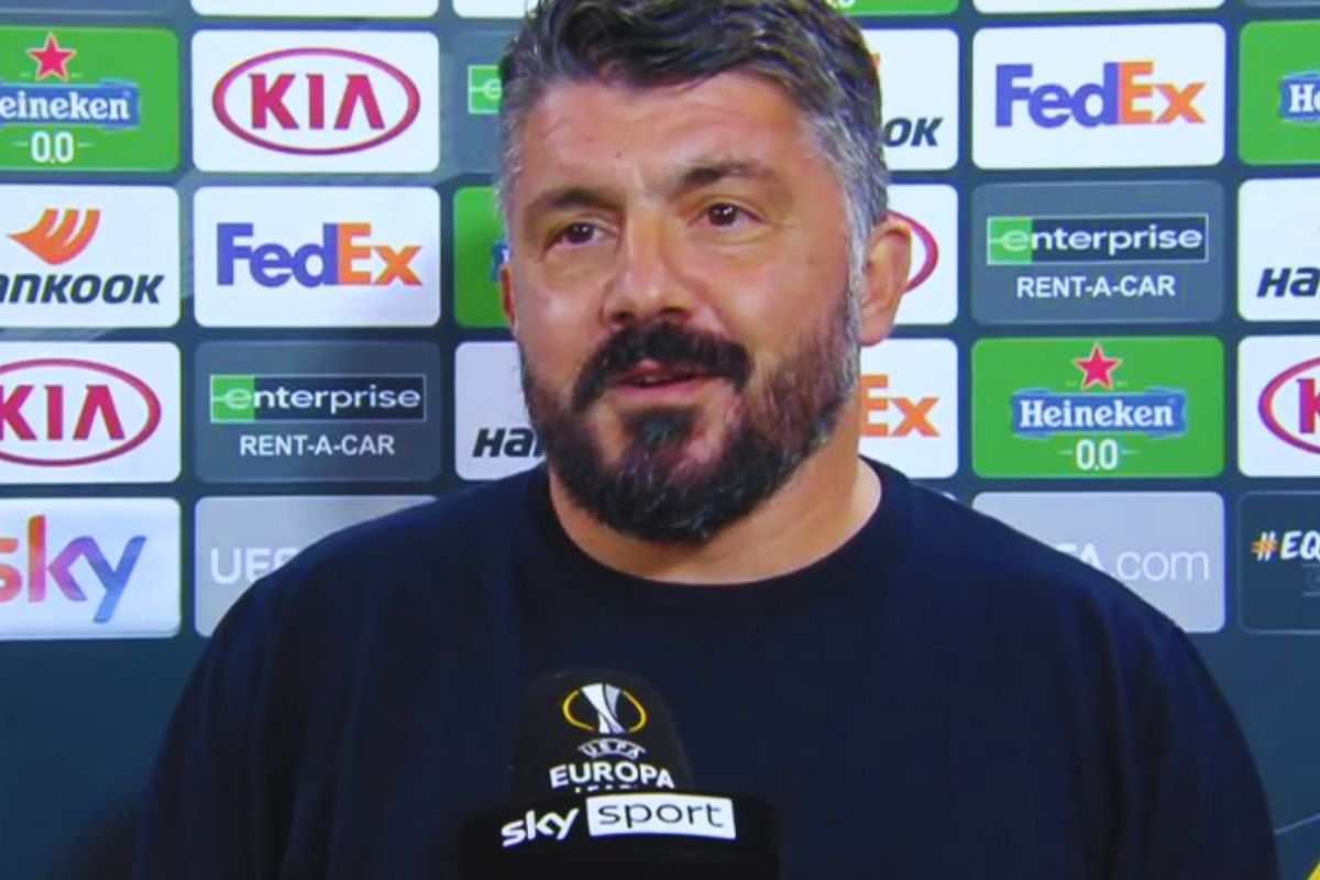 Gattuso in un'intervista post partita