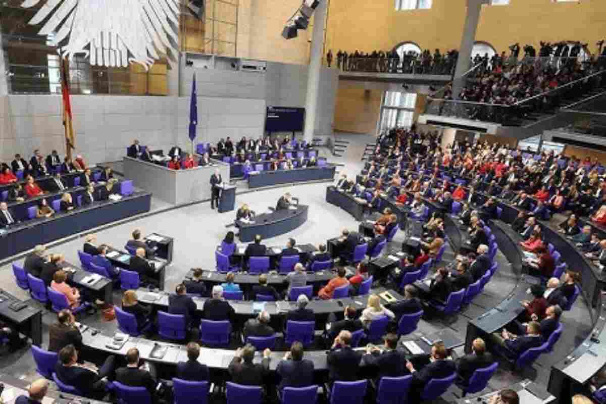 interno della bundestag