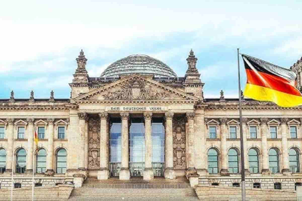 esterno della bundestag