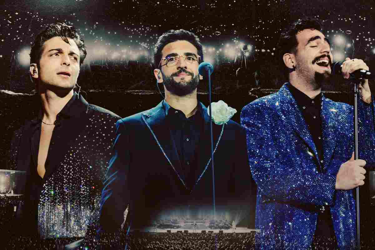 il volo grafica con concerto e pubblico